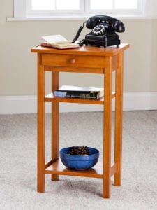 House Warming Gift Ideas - Wooden telephone table