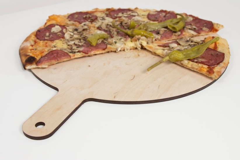 House Warming Gift Ideas- Wooden Pizza Serving Plate