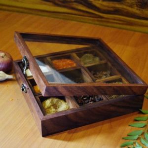 House Warming Gift Ideas - Wooden Spices Box