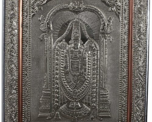 Tirupati Balaji Silver Photo frame - Griha Pravesh Gift Item Idea