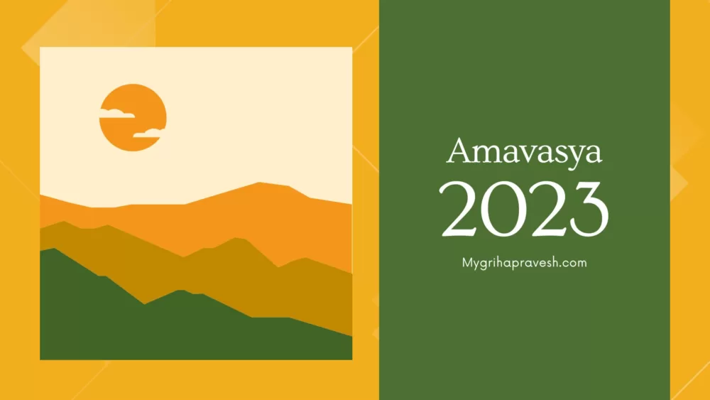 Amavasya 2023 Dates